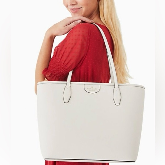 Kate Spade Lori Tote Parchment Purse - Picture 8 of 9